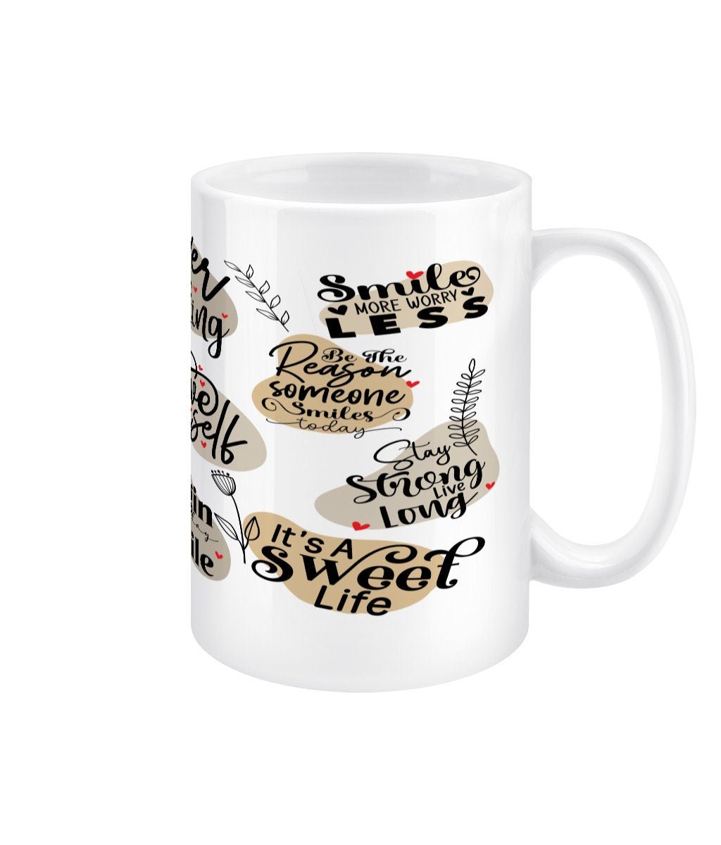 Self Love Is My Superpower Mental Health Jumbo Affirmation Mug - BoundlessLoveStore - - Affirmation Mugs - Affirmations Gift