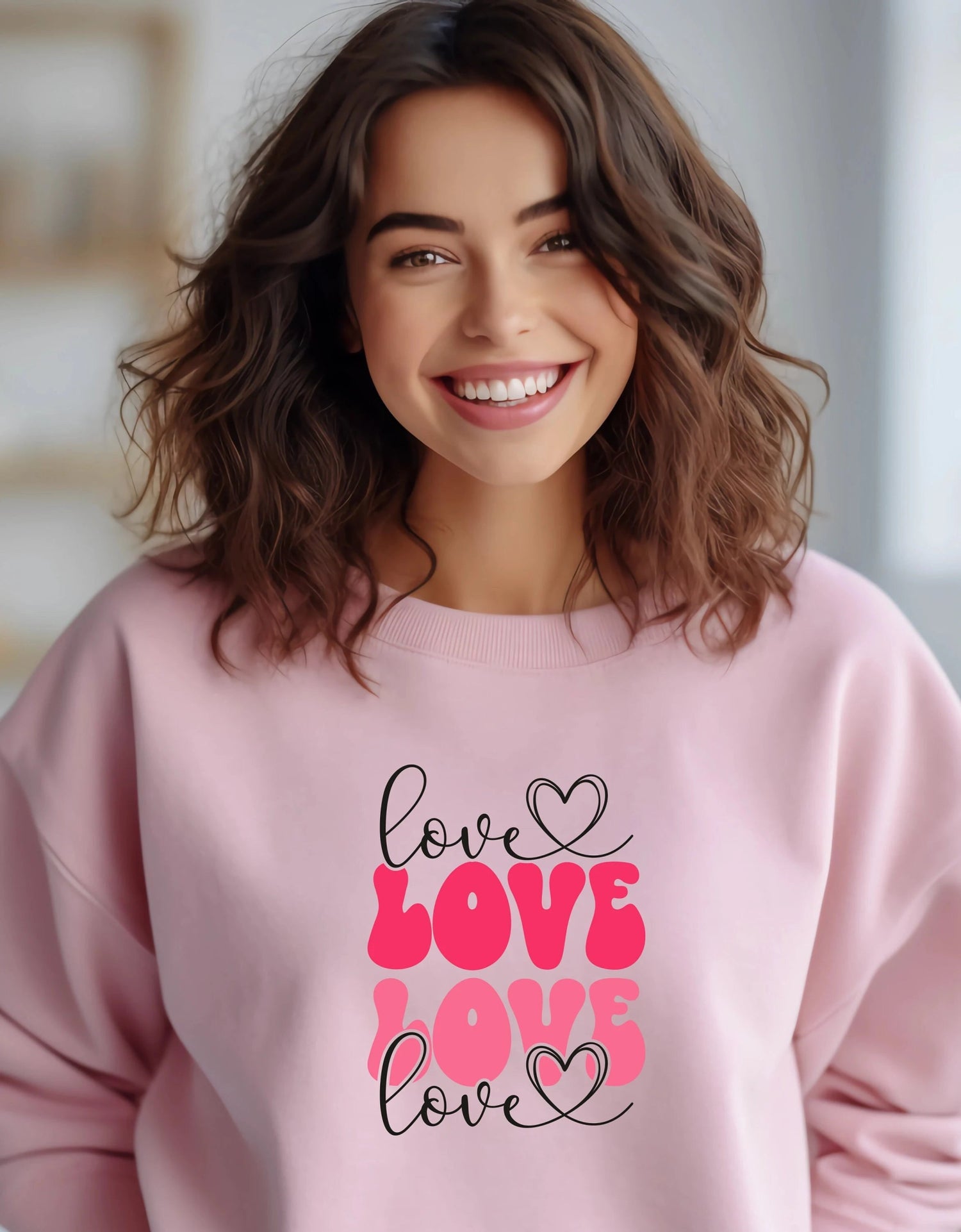 Valentine's Day Sweatshirt - BoundlessLoveStore - Show love this Valentine's Day with our unisex sweatshirt, sweater, jumpers