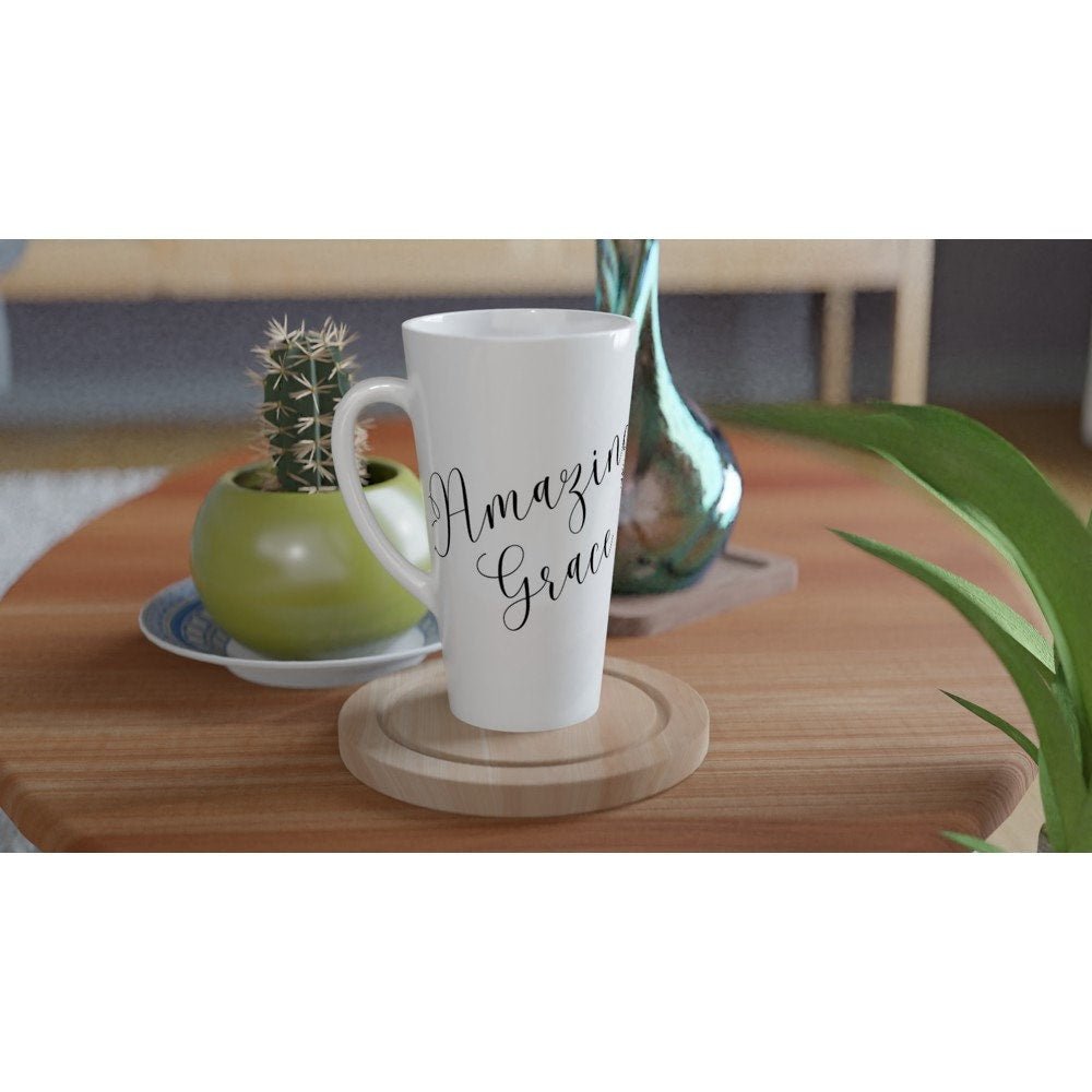 Amazing Grace jumbo latte mug - BoundlessLoveStore - - birthday gift friend - Christian mug gift