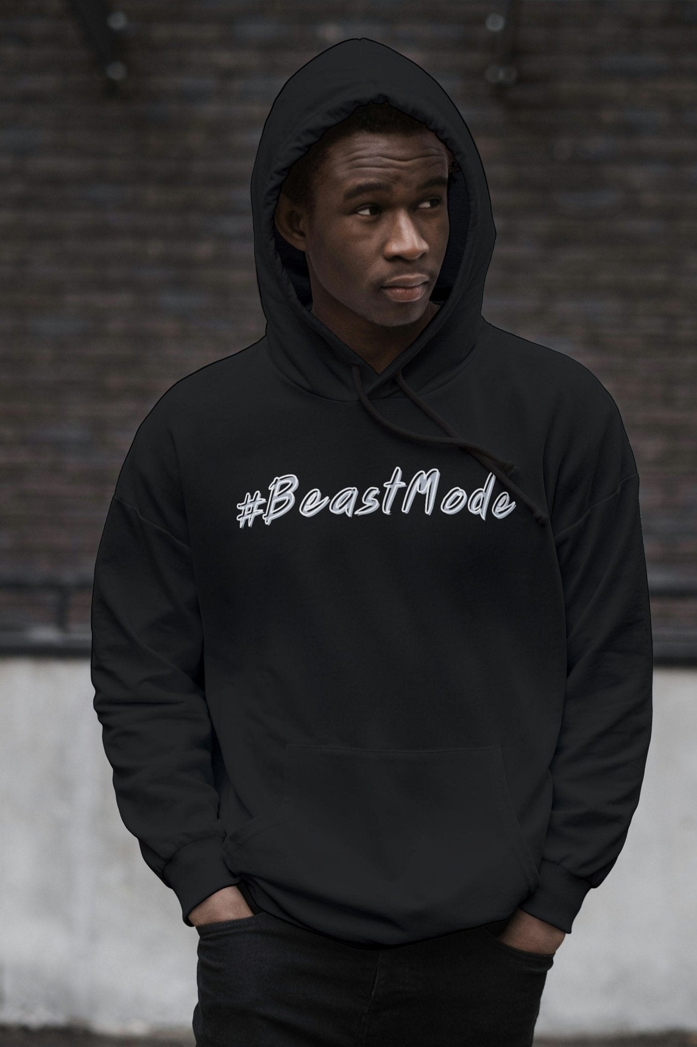 Beast Mode Gym Unisex Hoodie - BoundlessLoveStore - X-Small - Deep Black - Clothing - College Hoodies