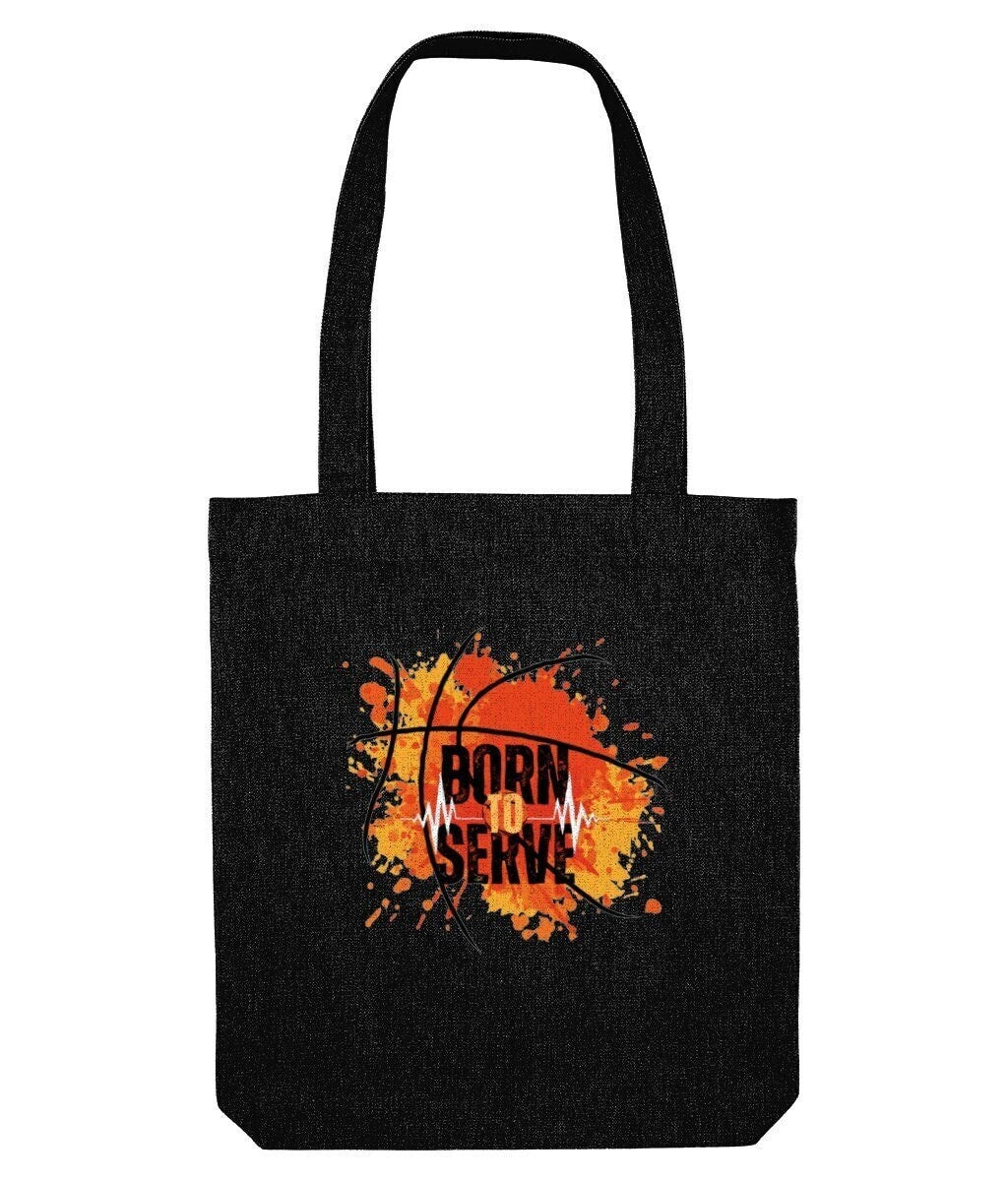 Born to Serve tote bag - BoundlessLoveStore - Black - Birthday Gifts - Bridal party gift