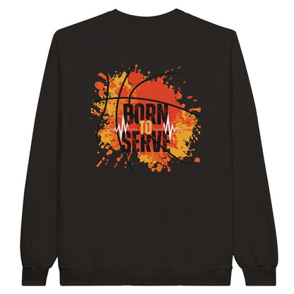 Born to Serve unisex crew neck sweatshirt - Back only design - BoundlessLoveStore - Small Christian Sweatshirt