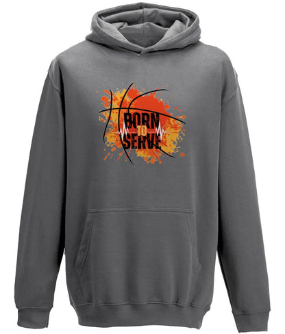 Born to Serve unisex hoodie - BoundlessLoveStore - X-Small - Storm Grey - Christian Hoodies - Clothing