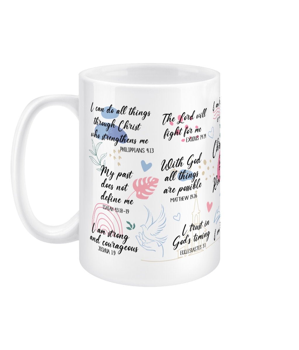 Christian Daily Reminders Jumbo Mug - BoundlessLoveStore - - birthday gift friend - Christian mug gift