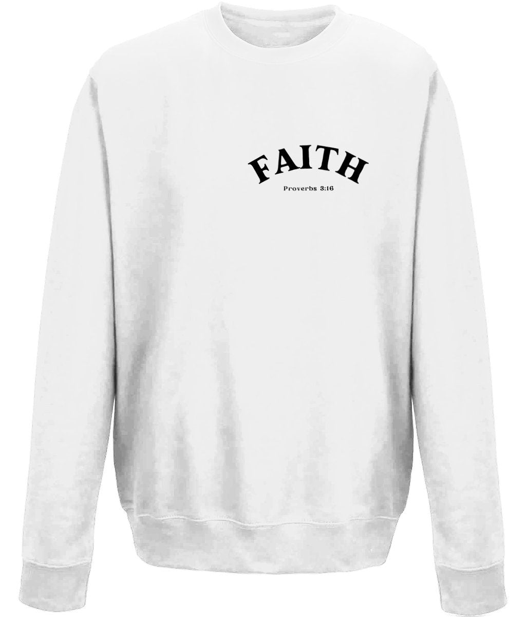 Faith unisex crew neck sweatshirt - BoundlessLoveStore - X-Small - Desert Sand - Christian Sweatshirt - Clothing