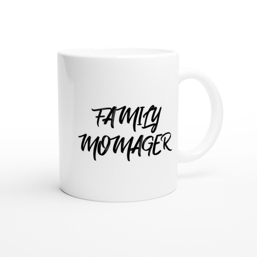 Family Momager Jumbo Mug - BoundlessLoveStore - Affirmations Gift - Daily Reminder Mug- Coffee Mug- Tea Mug- Gift Idea