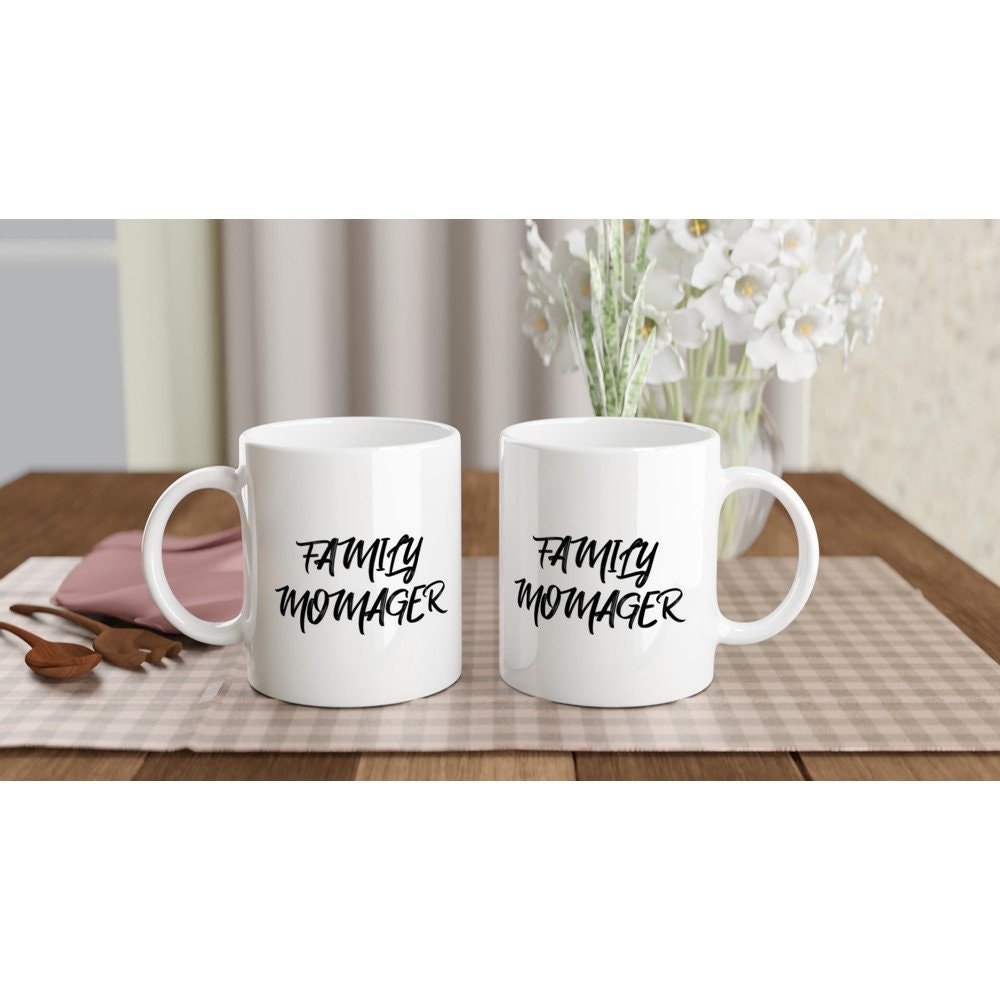 Family Momager Jumbo Mug - BoundlessLoveStore - Affirmations Gift - Daily Reminder Mug- Coffee Mug- Tea Mug- Gift Idea