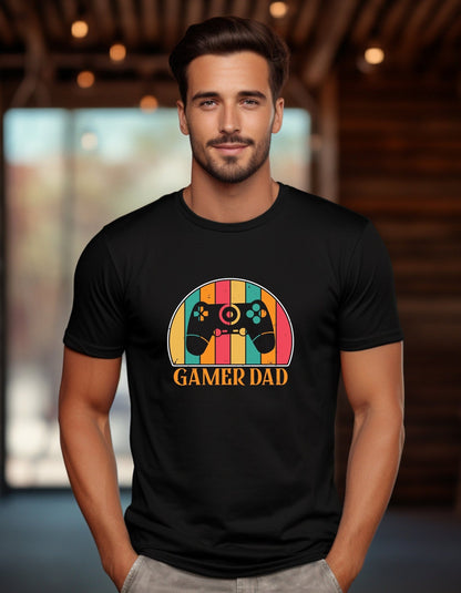 Gamer Dad T-Shirt, Father's Day Gift, Funny Daddy's Tee - BoundlessLoveStore - Black - Small - Clothing - cool dad shirt