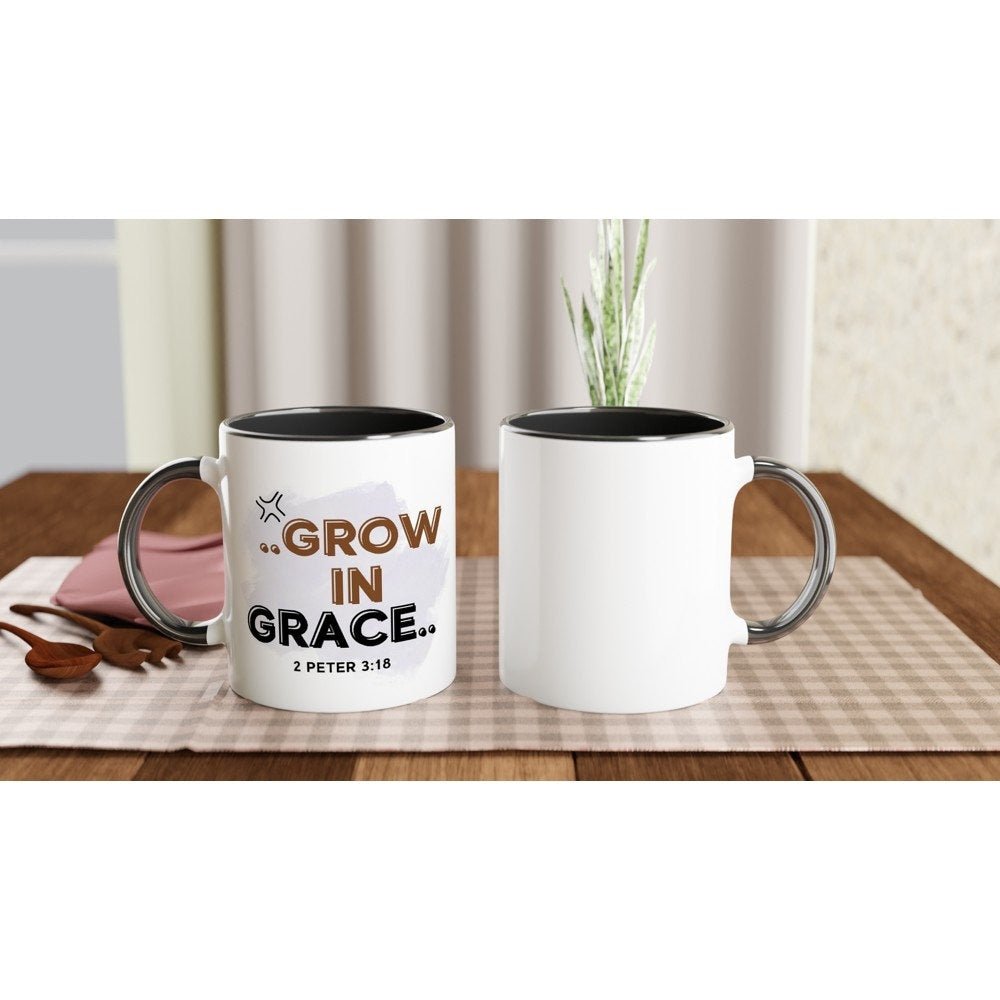 Grow in Grace mug - BoundlessLoveStore - Pink - birthday gift friend - Christian mug gift- Faith Mug- Gift Idea