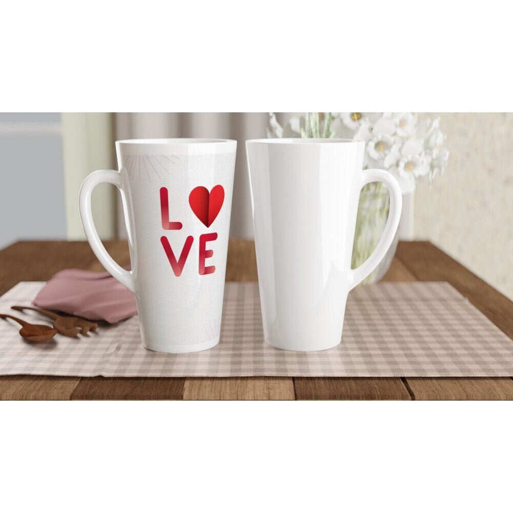 Hearts Love you Valentine's Mug - BoundlessLoveStore - Drinkware- Valentine gift idea