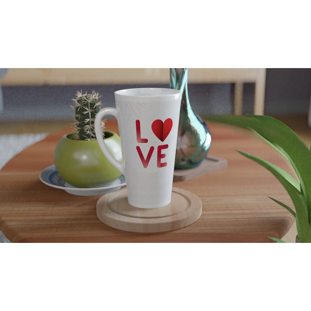 Hearts Love you Valentine's Mug - BoundlessLoveStore -  Drinkware- Valentine gift idea