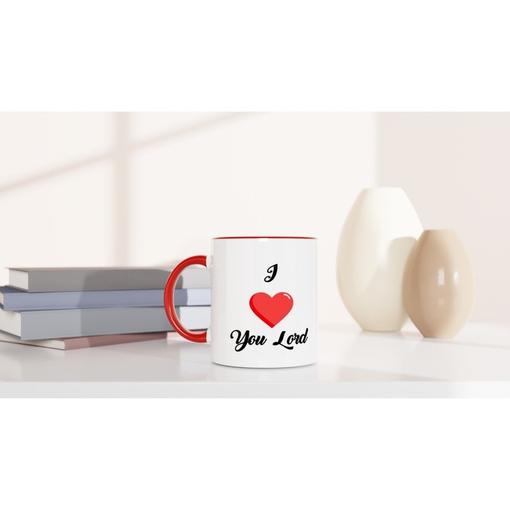 I love you Lord mug - BoundlessLoveStore - Pink - birthday gift friend - Christian mug gift