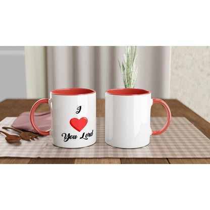 I love you Lord mug - BoundlessLoveStore - Pink - birthday gift friend - Christian mug gift