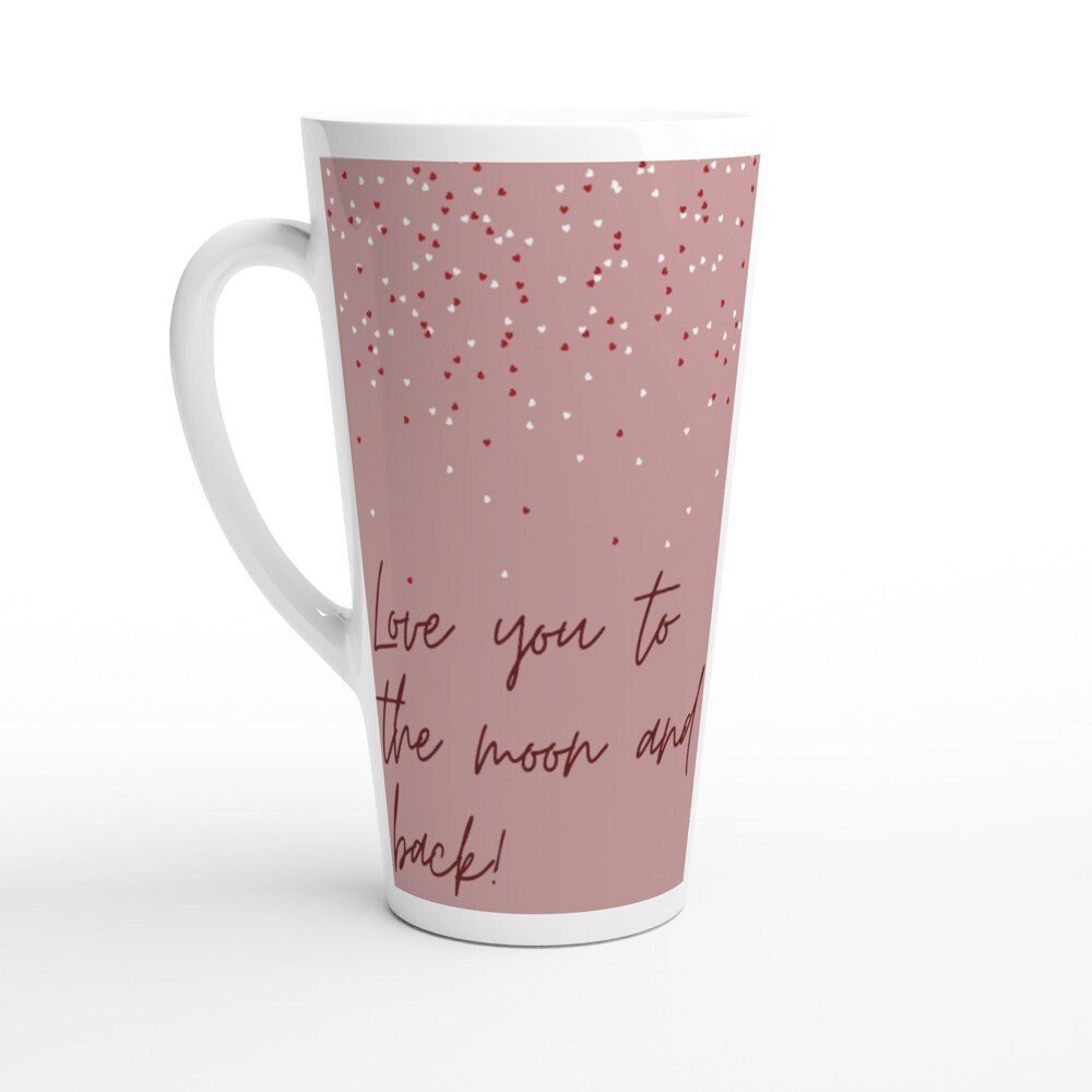 I Love You to the Moon And Back Valentine's Mug - BoundlessLoveStore - - Drinkware - Etsy ID: 1647526455