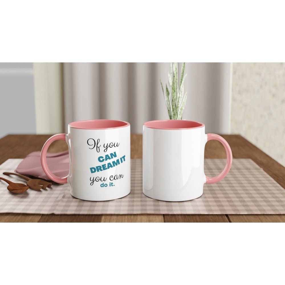 If You Can Dream It You Can Do It mug - BoundlessLoveStore - Red - Affirmations Gift - Daily Reminder Mug