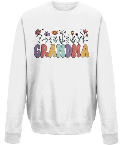 Grandma mother's day sweatshirt - BoundlessLoveStore - X-Small - White - Custom Mom Sweater - Custom Mum Jumper