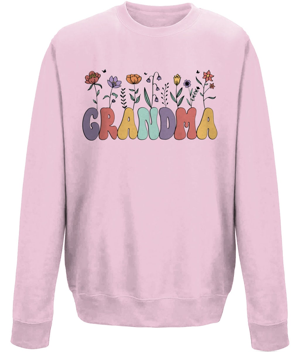 Grandma mother's day  sweatshirt - BoundlessLoveStore - X-Small - Pink - Custom Mom Sweater - Custom Mum Jumper