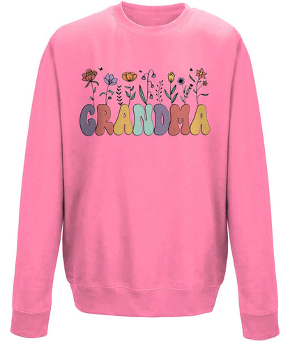 Grandma mother's day sweatshirt - BoundlessLoveStore - X-Small - Candyfloss Pink - Custom Mom Sweater - Custom Mum Jumper