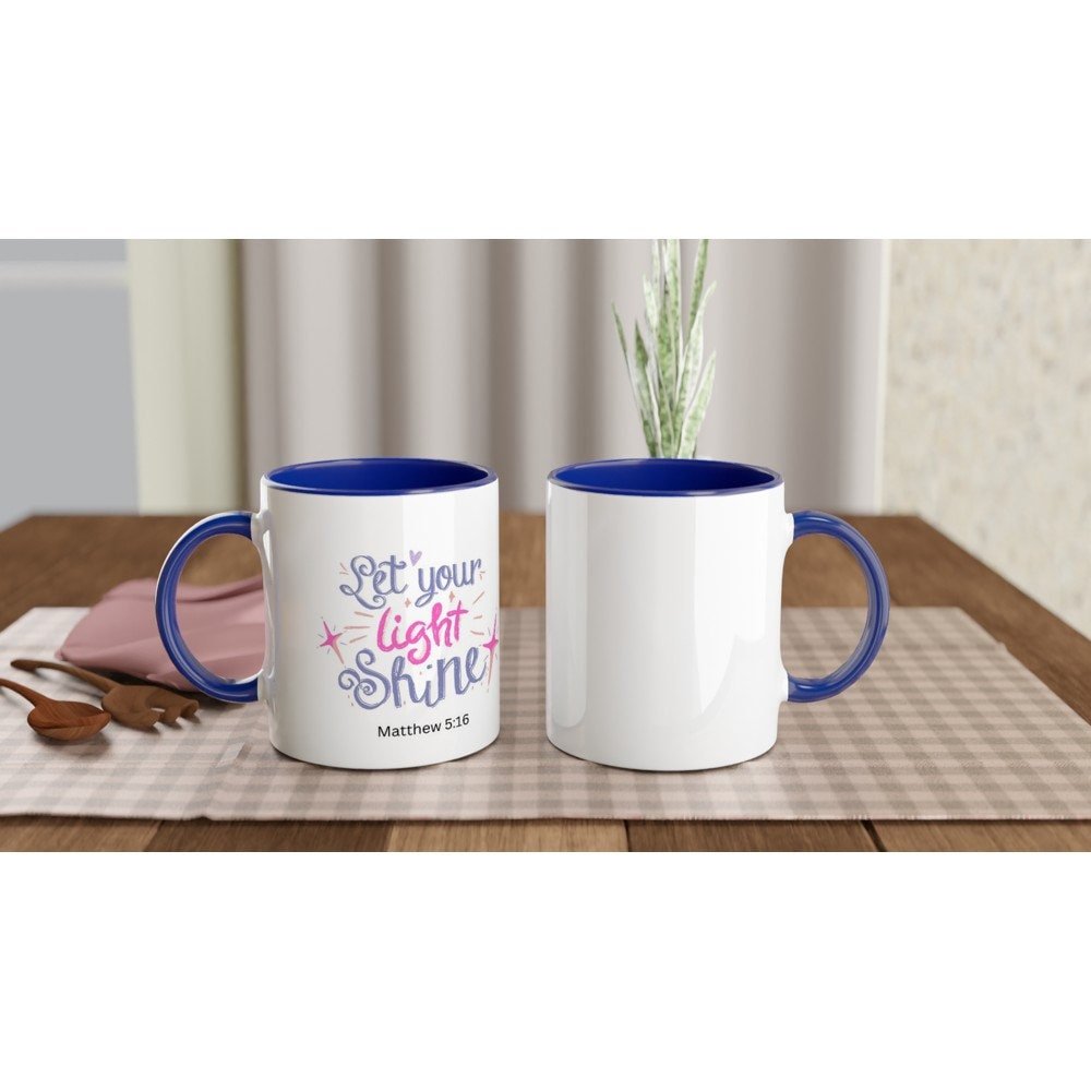 Let your light shine mug - BoundlessLoveStore - Black - birthday gift friend - Christian mug gift