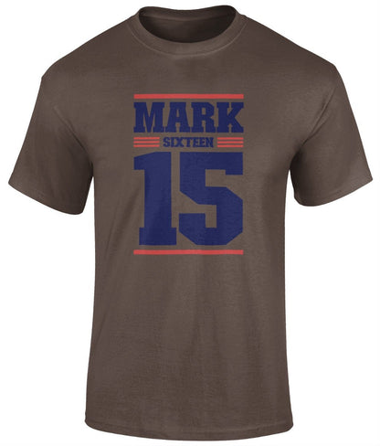 Mark 16:15 Unisex T-Shirt, Faith T-Shirts - BoundlessLoveStore - Dark Chocolate - Small - christian t shirts - christian tee