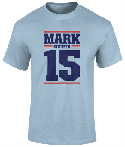 Mark 16:15 Unisex T-Shirt, Faith T-Shirts - BoundlessLoveStore - light blue - Small - christian t shirts - christian tee