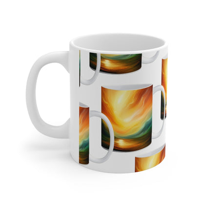 Morning Mindset 3D Jumbo Mug - BoundlessLoveStore - 11oz - 11 - Affirmations Gift - Daily Reminder Mug