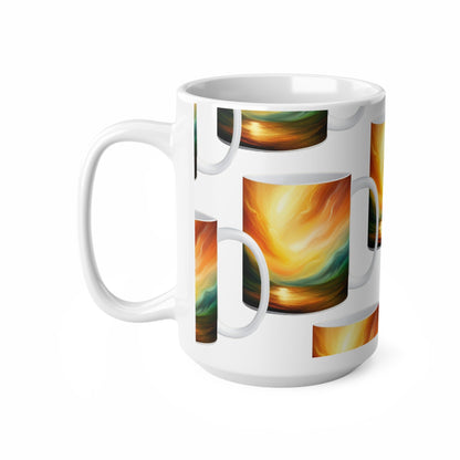 Morning Mindset 3D Jumbo Mug - BoundlessLoveStore - 11oz - 11 - Affirmations Gift - Daily Reminder Mug