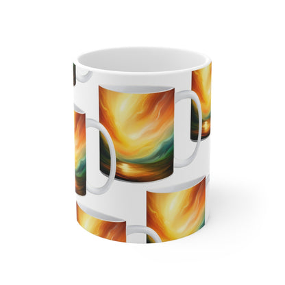 Morning Mindset 3D Jumbo Mug - BoundlessLoveStore - 11oz - 11 - Affirmations Gift - Daily Reminder Mug