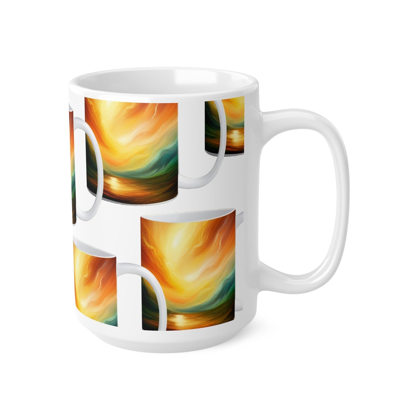 Morning Mindset 3D Jumbo Mug - BoundlessLoveStore - 11oz - 11 - Affirmations Gift - Daily Reminder Mug