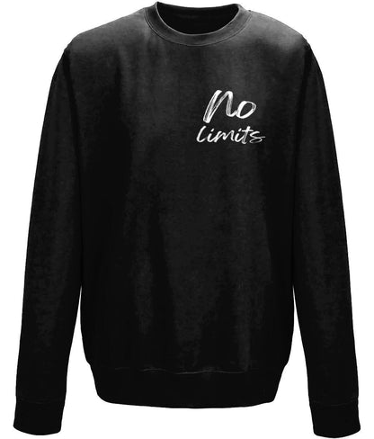 No Limits Crew Neck Unisex Sweatshirt - BoundlessLoveStore - XS - Hot Chocolate - Clothing - College Sweatshirt