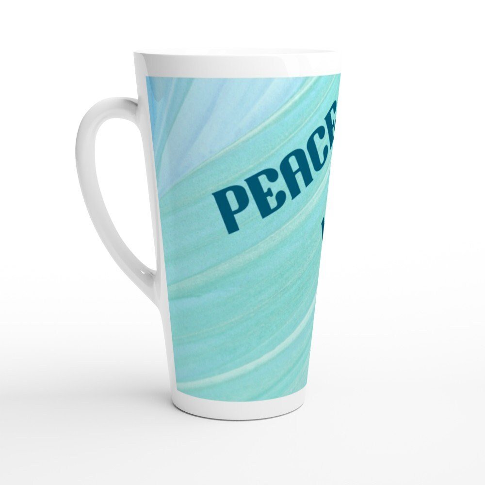 Peace like a river jumbo latte mug - BoundlessLoveStore - - birthday gift friend - Christian mug gift