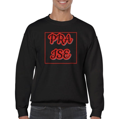 Praise Classic unisex crew neck sweatshirt - BoundlessLoveStore - Black - S - Christian Sweatshirt - Clothing