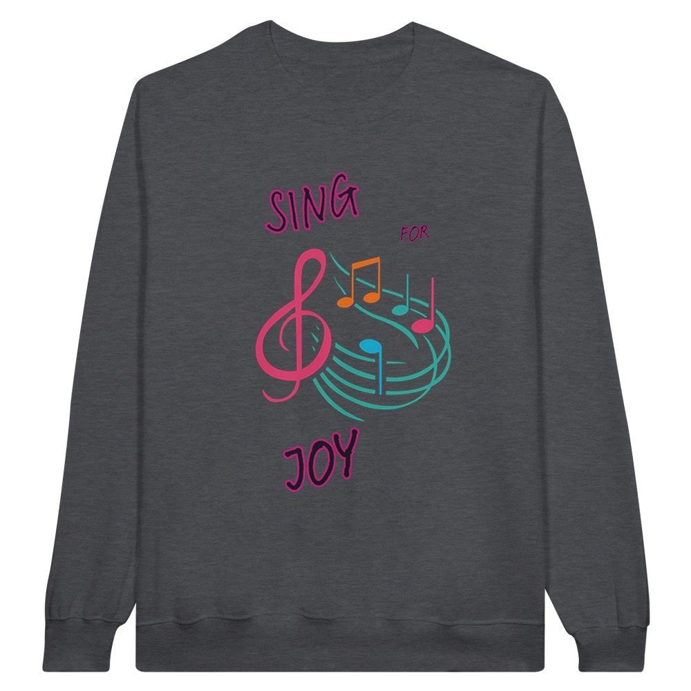 Sing for Joy Classic unisex crew neck sweatshirt - BoundlessLoveStore - Maroon - S - Christian Sweatshirt - Clothing