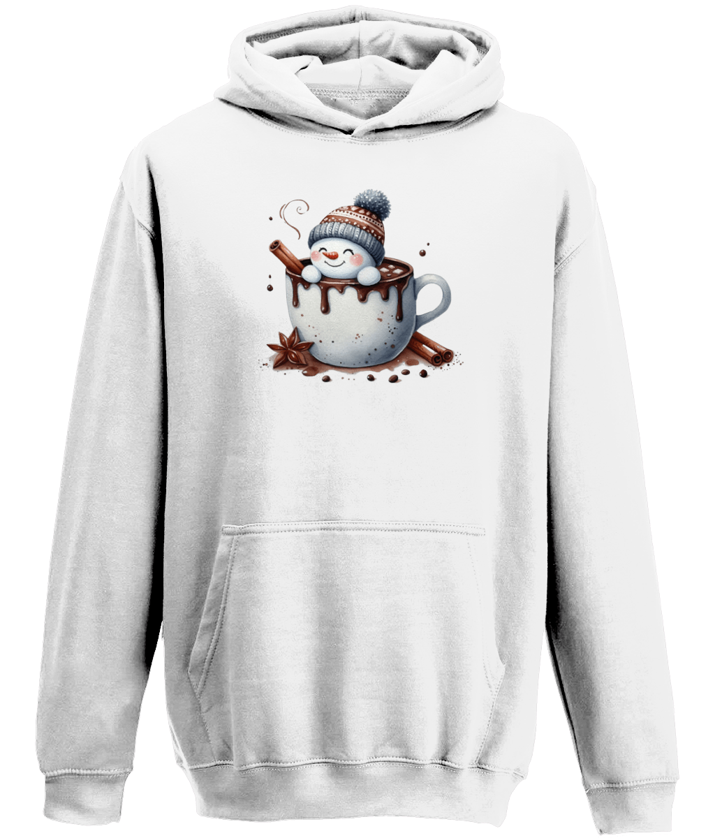 Snowman Christmas Winter Unisex Hoodie - BoundlessLoveStore - Arctic White - X - Small - Christian Hoodies - Christmas Gift