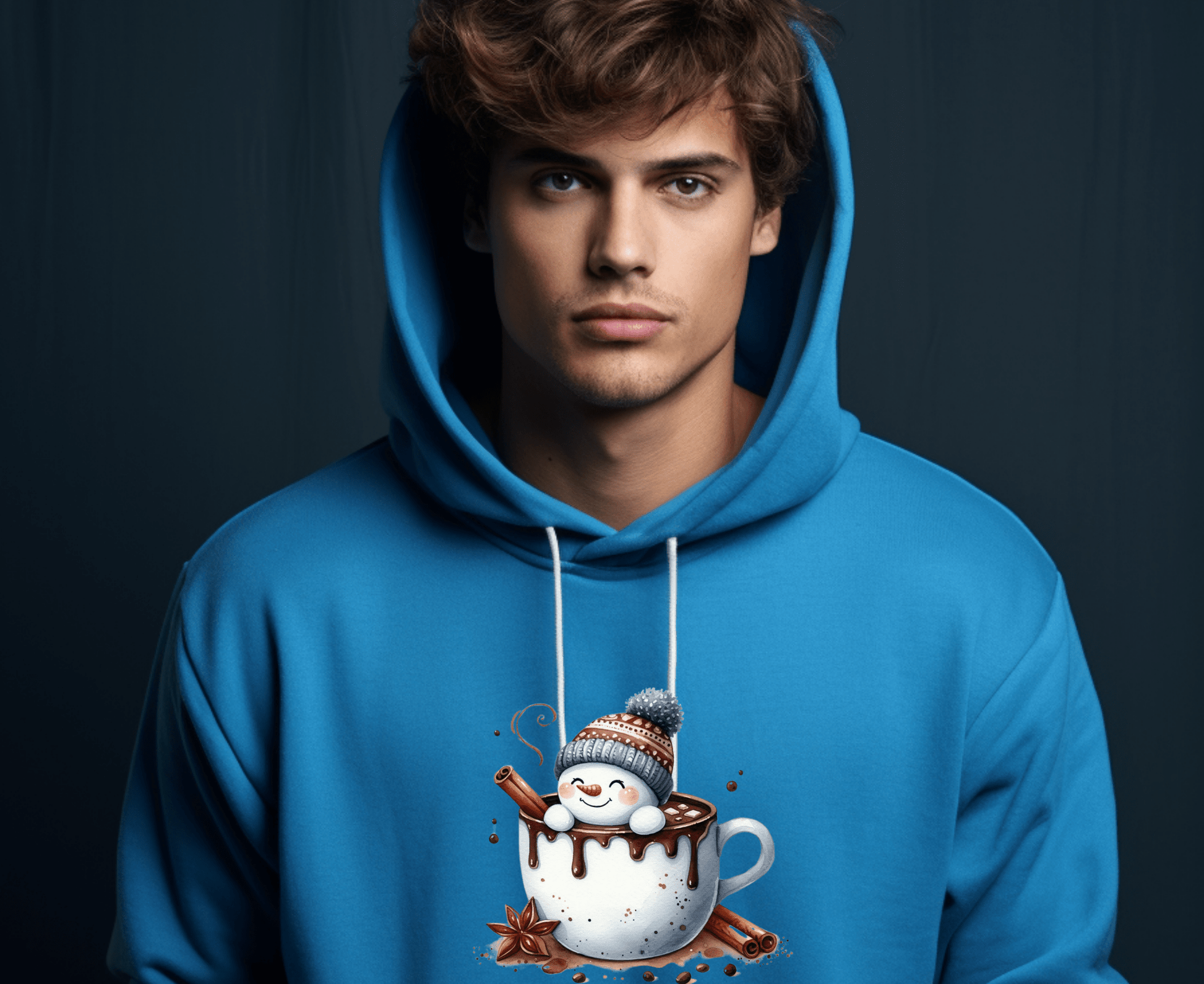 Snowman Christmas Winter Unisex Hoodie - BoundlessLoveStore - Arctic White - X - Small - Christian Hoodies - Christmas Gift