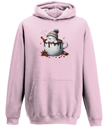 Snowman Christmas Winter Unisex Hoodie - BoundlessLoveStore - Baby Pink - X - Small - Christian Hoodies - Christmas Gift