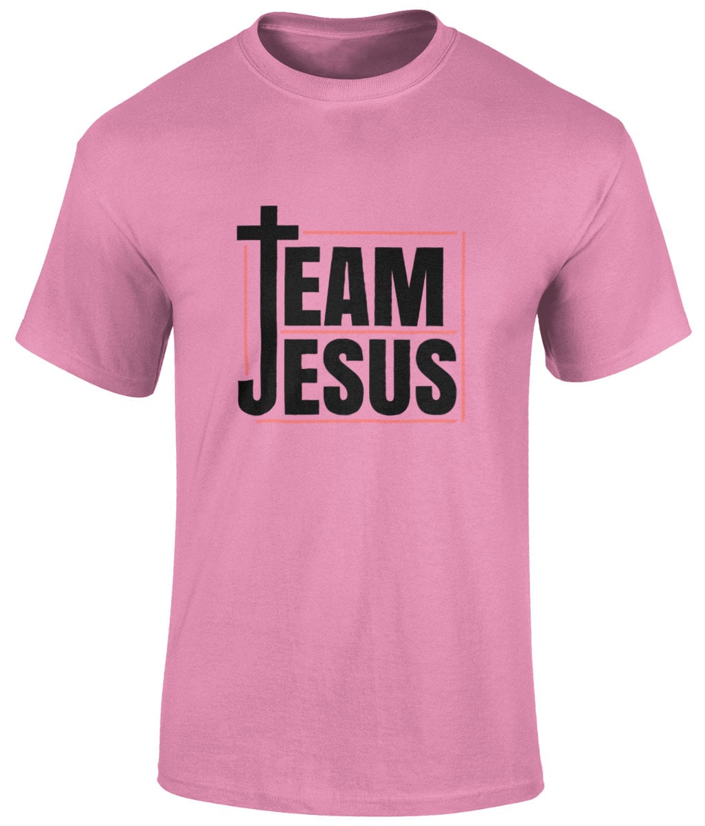 The Cross Team Jesus Unisex Christian T- Shirt, Faith T-Shirts - BoundlessLoveStore - Azelea - Small