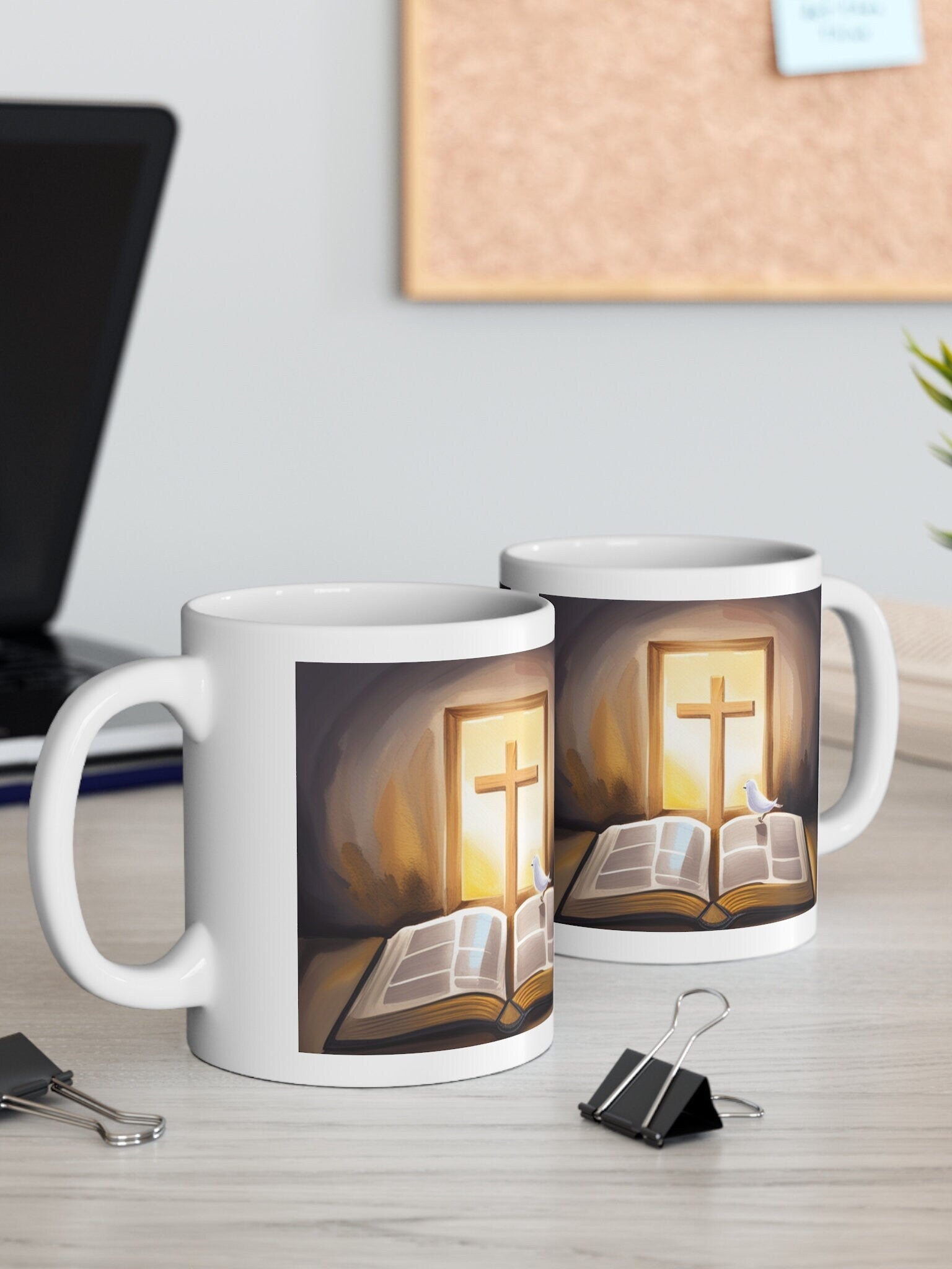 The Cross, The Word Mug - BoundlessLoveStore - - birthday gift friend - Christian mug gift