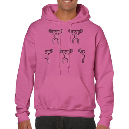 Weight Lifting Gym Unisex Hoodie - BoundlessLoveStore - Azalea - M - Clothing - College Hoodies