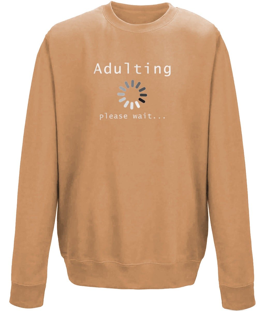 Young Adult Sweatshirt Crew Neck Sweatshirt - BoundlessLoveStore - X-Small - Caramel Latte - chic sweatshirt - Clothing