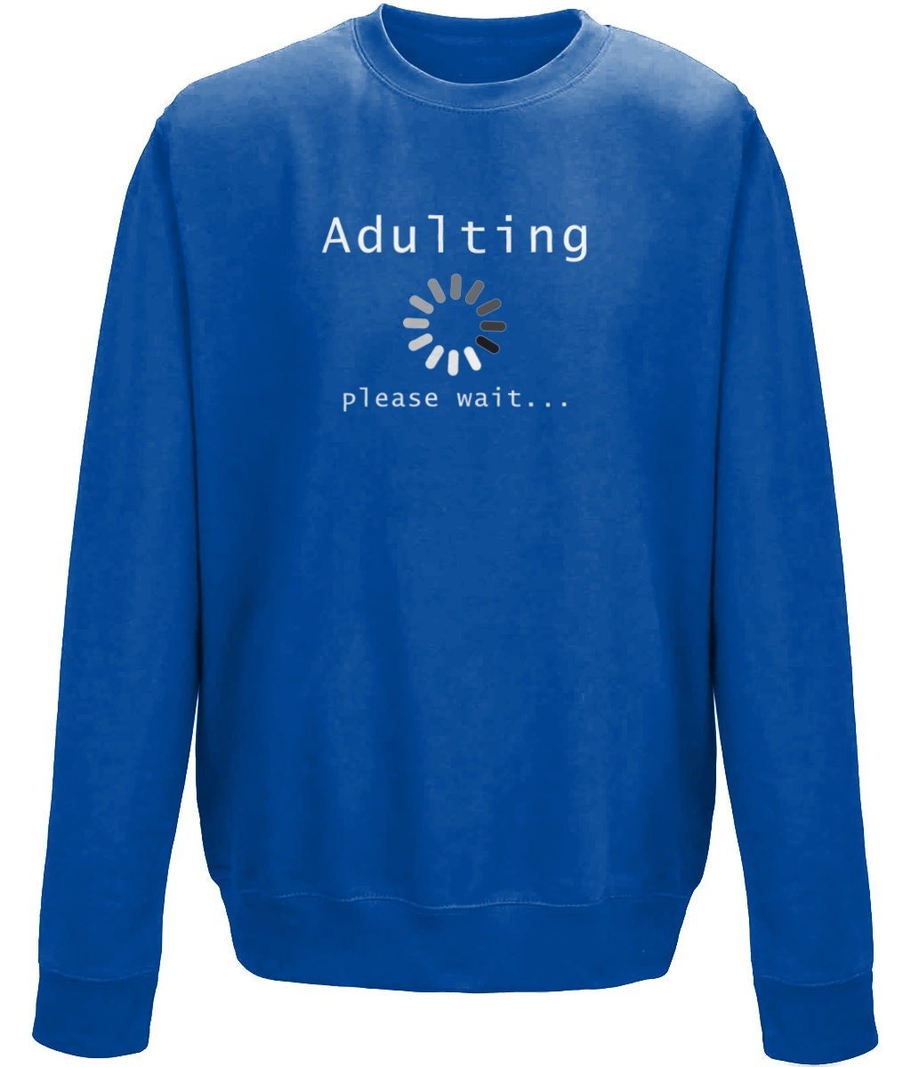 Young Adult Sweatshirt Crew Neck Sweatshirt - BoundlessLoveStore - X-Small - Royal Blue - chic sweatshirt - Clothing